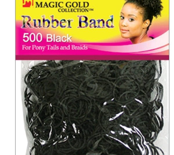 Elastique noire pour cheveux 500 pcs