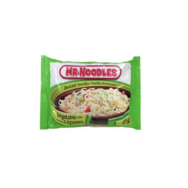 Mr noodles nouilles instantanés saveur légumes 85g