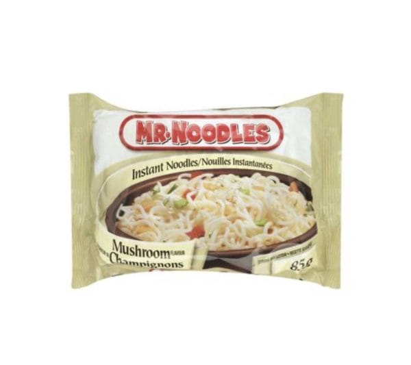 Mr noodles nouilles instantanées saveurs champignon 85g