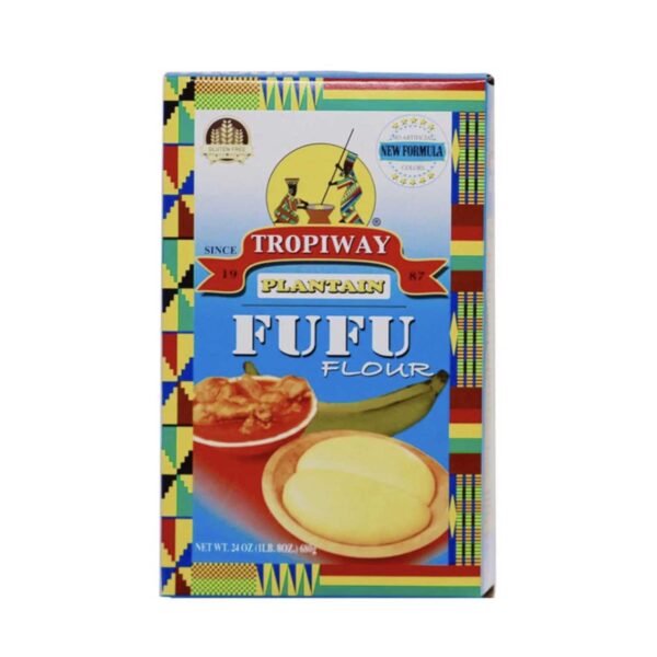 Tropiway farine de fufu plantain 1lbs-680g