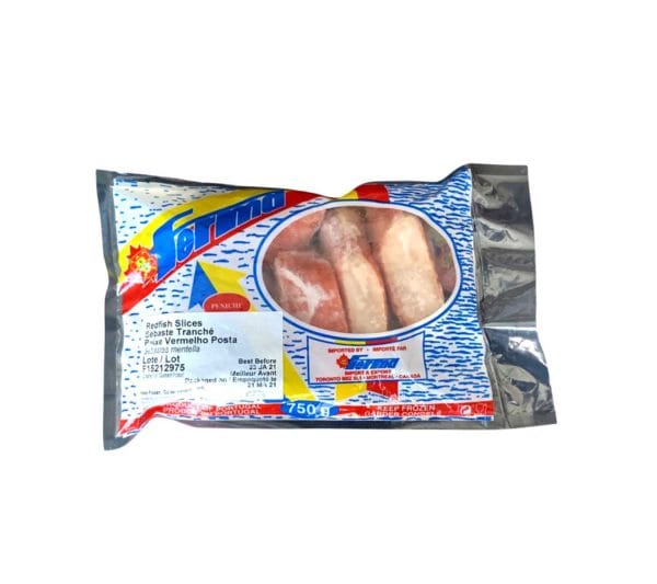 Poisson rouge tranches