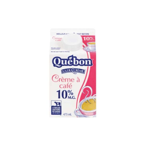 Quebon creme a cafe 10% 473ml
