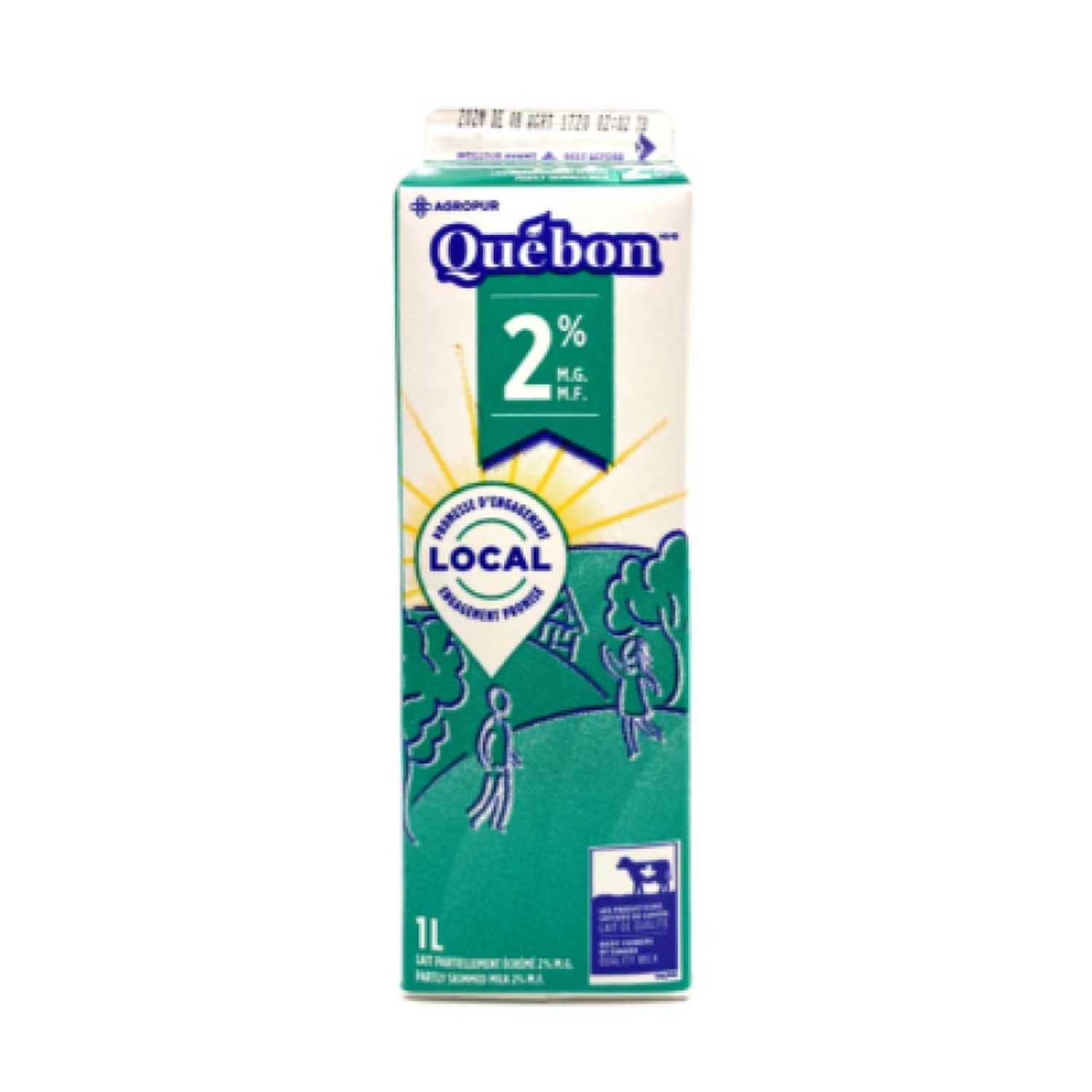 Lait Québon 2%- 1L