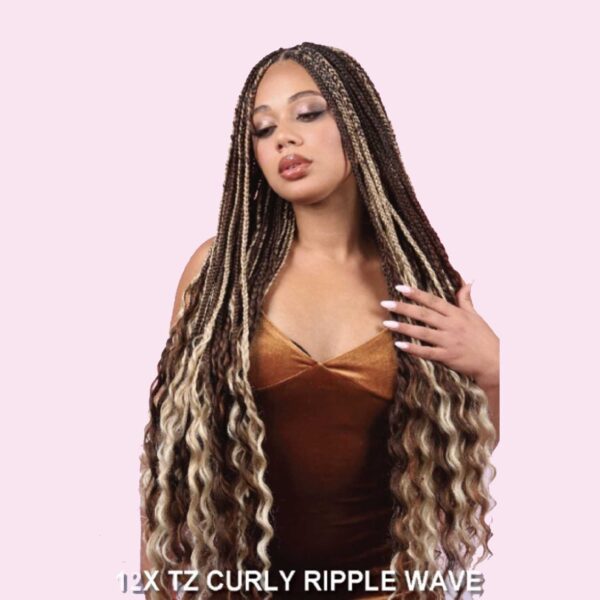 Mèche 12x tz curly ripple wave
