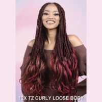 Mèche 12x tz curly loose body