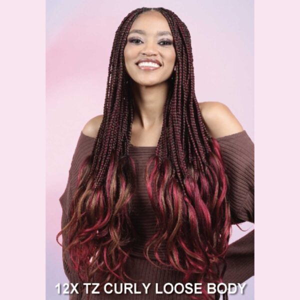 Mèche 12x tz curly loose body