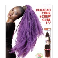 Curacao cork screw curl 18''