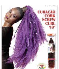 Curacao cork screw curl 18''