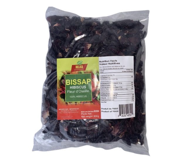 Feuille d'oseille hibiscus bissap 200g