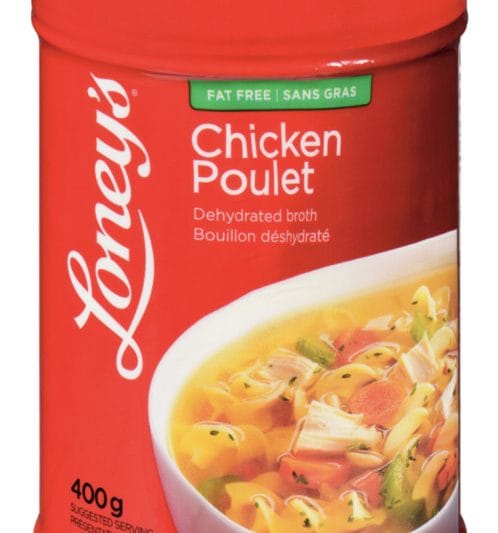 Bouillon au poulet deshydraté
