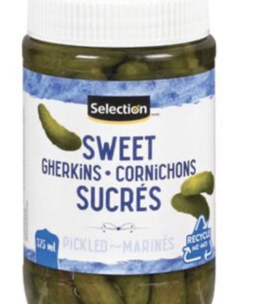Cornichons sucrés