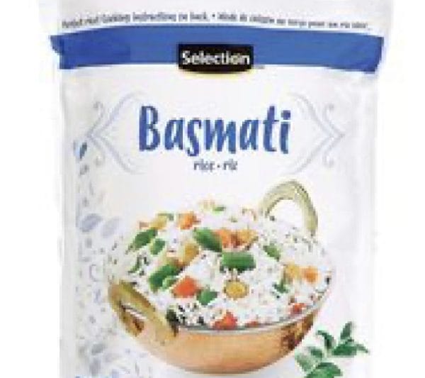 Selection riz basmati