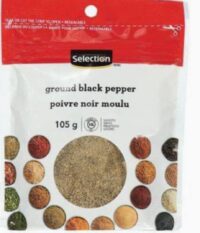 Poivre noir moulu