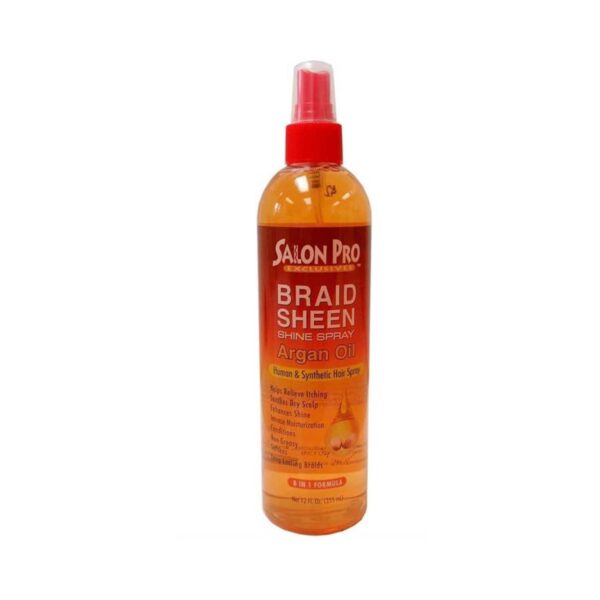 spray brillant pour tresses à l'huile d'argan Salon pro