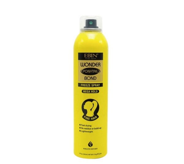 Spray Queue de cheval Ebin mega hold spray 8oz 245ml