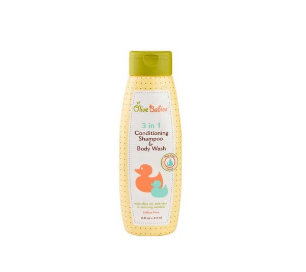 Olive babies 3 en 1 après-shampoing et soin du corps