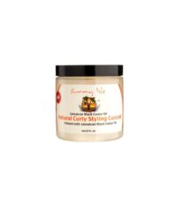 Crème coiffante naturelle pour cheveux bouclés à l'huile de ricin noire jamaïcaine 8 oz