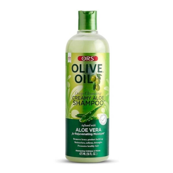 Shampoing crémeux à l'aloe vera et à l'huile d'olive 12.5 oz