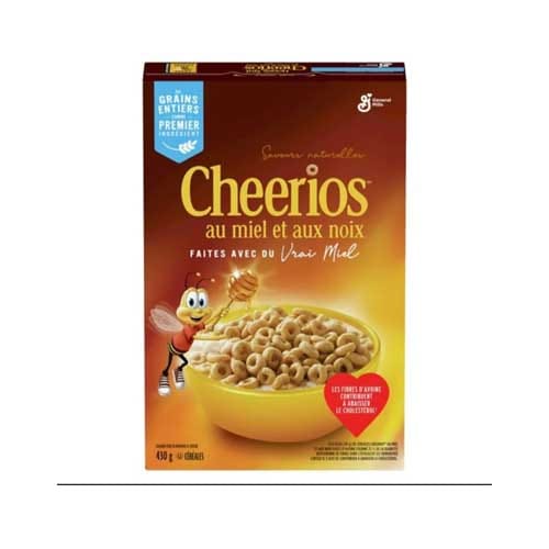 cheerios au miel et aux noix cereales
