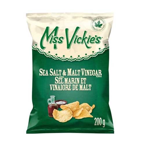 Miss vickies sel marin et vinaigre chips 200g