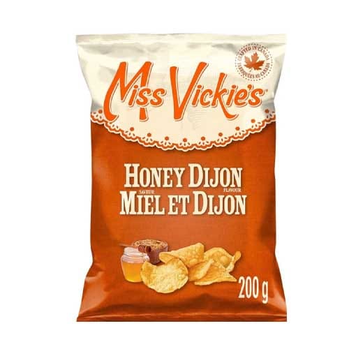 Miss vickies miel et dijon chips 200g