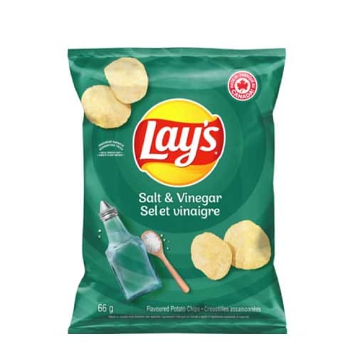Lay's sel et vinaigre chips 66g