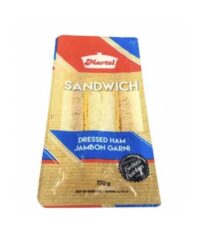 Sandwich au jambon garni