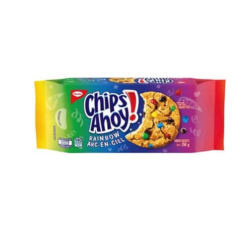 Chips ahoy arc en ciel biscuit