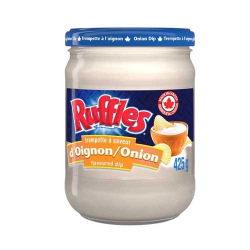 Ruffles trempette à saveur d'oignon