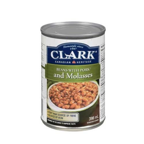 Clark haricots avec porc et melasse