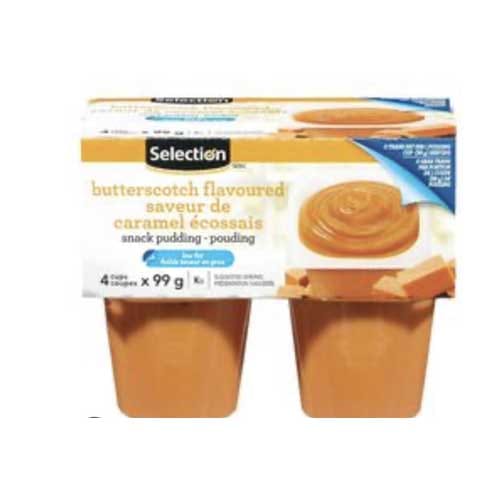 Pouding saveur de caramel écossais 4x 99g