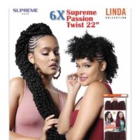 Crochet 6x Supreme passion twist 22''