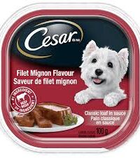Pâtée pour chien César recette Classic saveur de filet mignon, 100 g