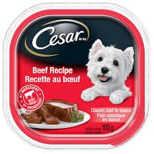 Pâtée pour chien César recette Classic au bœuf , 100 g