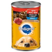 Pedigree Choice Cuts In Sauce, pâtée pour chien adulte au vrai boeuf, 630 g