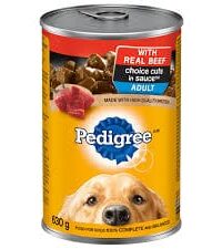 Pedigree Choice Cuts In Sauce, pâtée pour chien adulte au vrai boeuf, 630 g