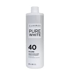 Clairol pure white crème oxydante éclaircissant maximal volume 40 (16oz) 473ml
