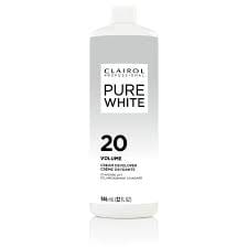 Clairol pure white creme oxydante éclaircissement standard volume 20