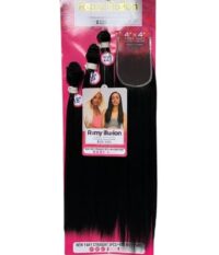 Janet Collection REMY ILLUSION New Yaky Straight 3PC 4x4 Free Part (14x16x18", 613)
