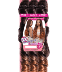 Mèche 3X BOUCLES FRANÇAISES PRÉ-ÉTIRÉES 48″