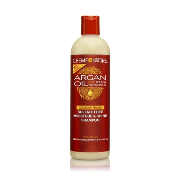 Shampoing à l'huile d'argan Creme of Nature Hydratation et brillance 12oz